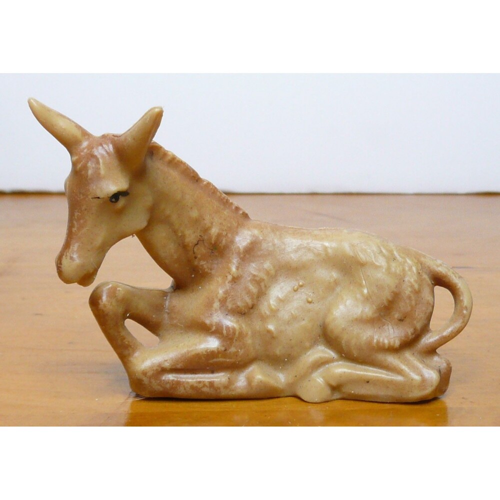 Donkey Nativity Plastic Figure Replacement Fontanini Style Christmas